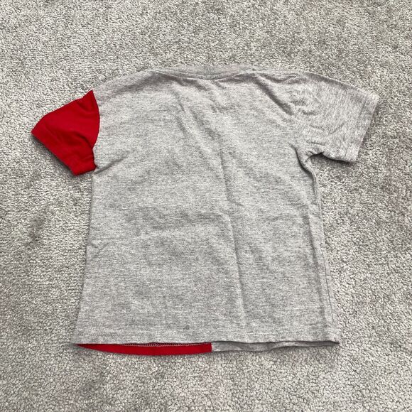 Disney Junior Mickey Mouse Graphic T-Shirt Toddler 4T Gray White Crew Neck Tee - Picture 2 of 9